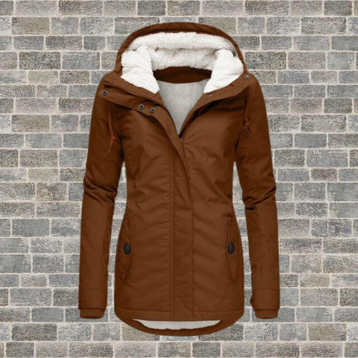 Veste d'Hiver Femme avec Capuche, Tissu Isolant, Confort Optimal, Coupe Moderne - Idéale pour Saisons Froides - 3