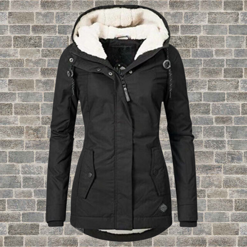 Veste d'Hiver Femme avec Capuche, Tissu Isolant, Confort Optimal, Coupe Moderne - Idéale pour Saisons Froides - 5