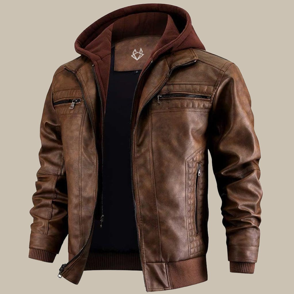 Veste en cuir pour homme Daan - 2