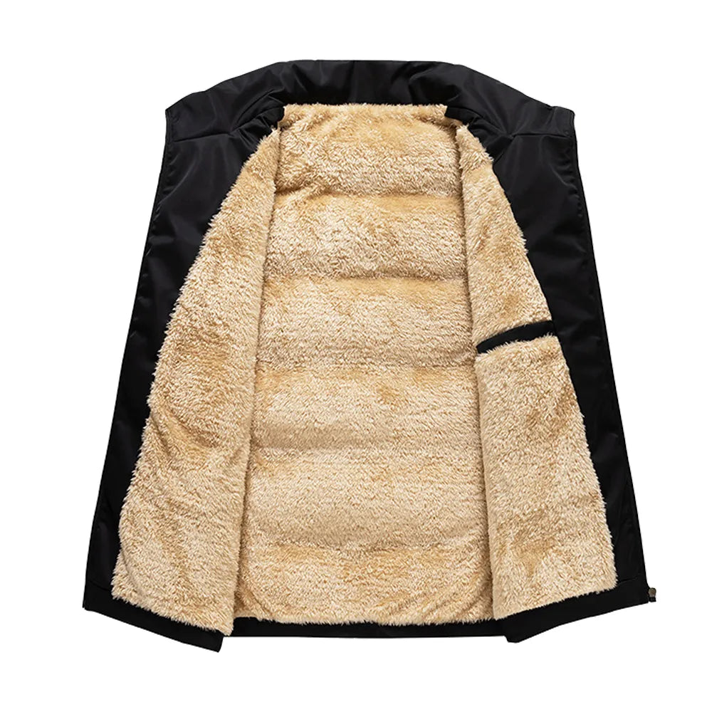 Vincente - Veste en duvet en coton avec rembourrage en laine d'agneau, alliant confort et chaleur