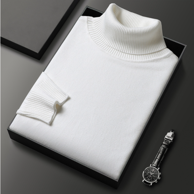 Solvsvanen | Pull col roulé en maille douce