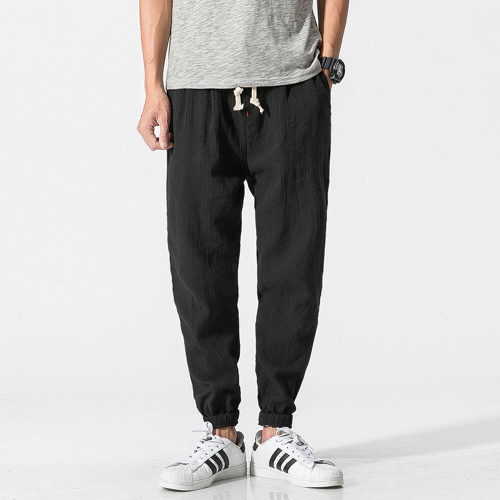 Pantalon confort japonais – Streetwear ample pour homme