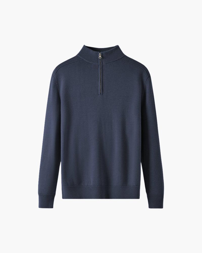 Zip-Up en Laine Mérinos pour Homme – Vêtement Chaud et Élégant avec Col Zippé, Parfait pour l'Hiver - 8