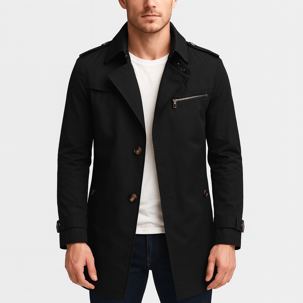 Solvsvanen | Manteau court classique en matériaux de haute qualité