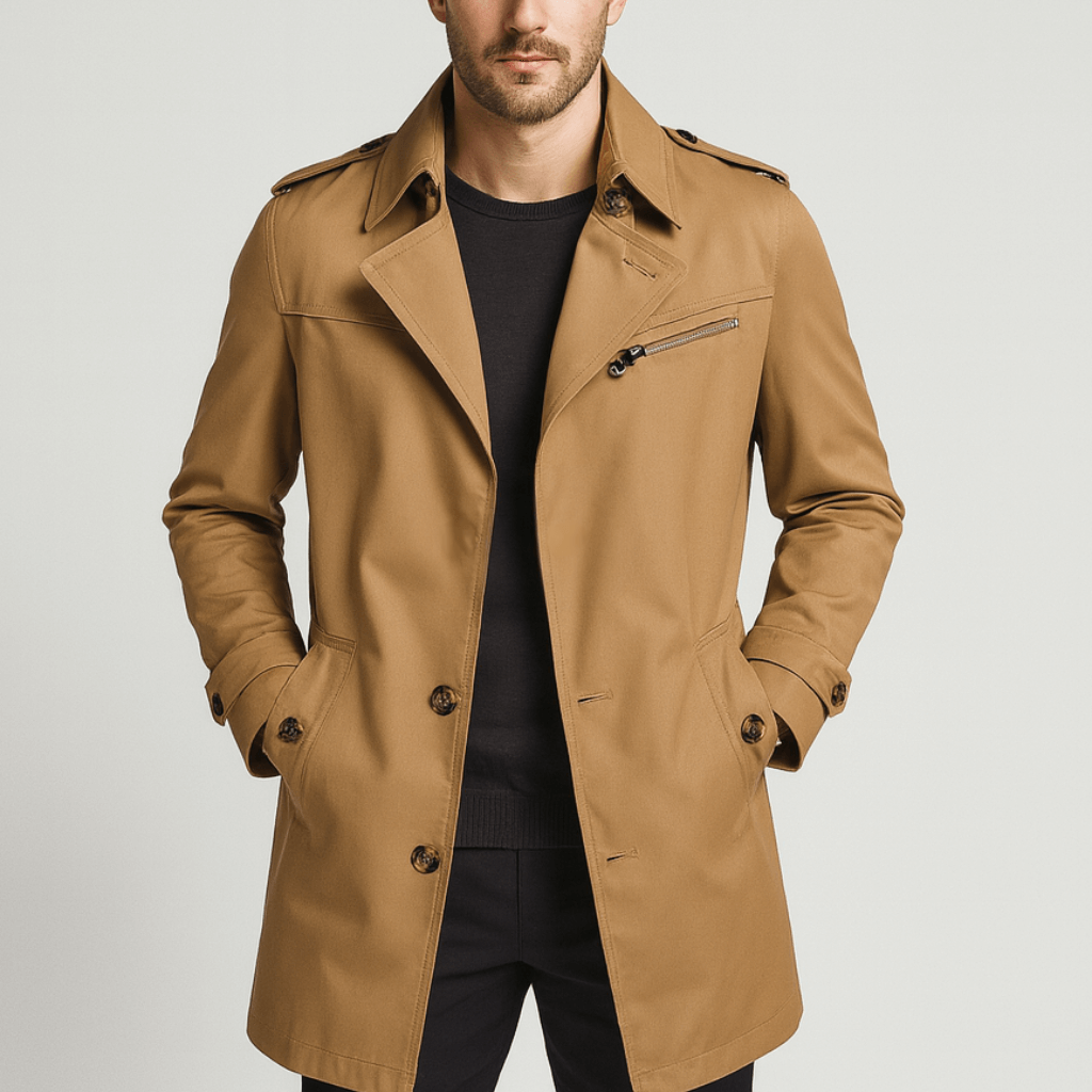 Solvsvanen | Manteau court classique en matériaux de haute qualité