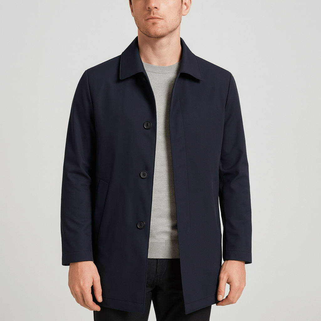 Solvsvanen | Manteau court élégant à boutons classiques