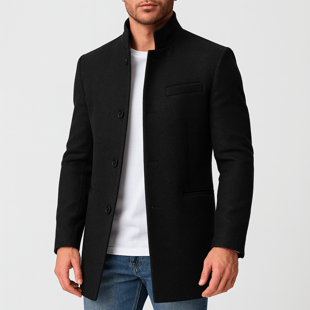 Solvsvanen | Manteau court élégant en tissu de qualité