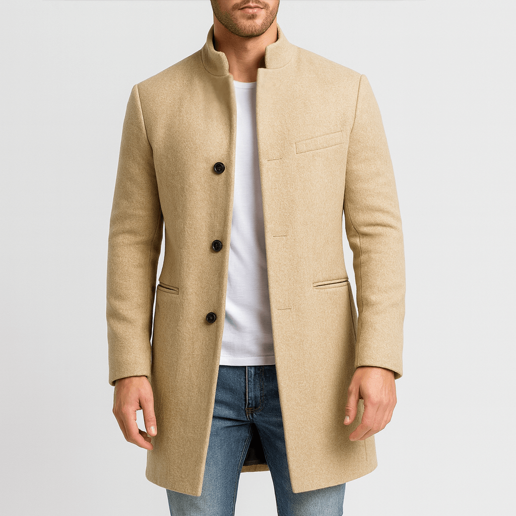 Solvsvanen | Manteau court élégant en tissu de qualité