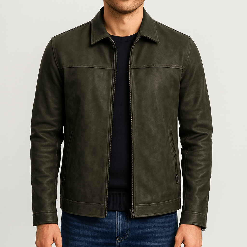 Solvsvanen | Veste en cuir PU avec poches pratiques