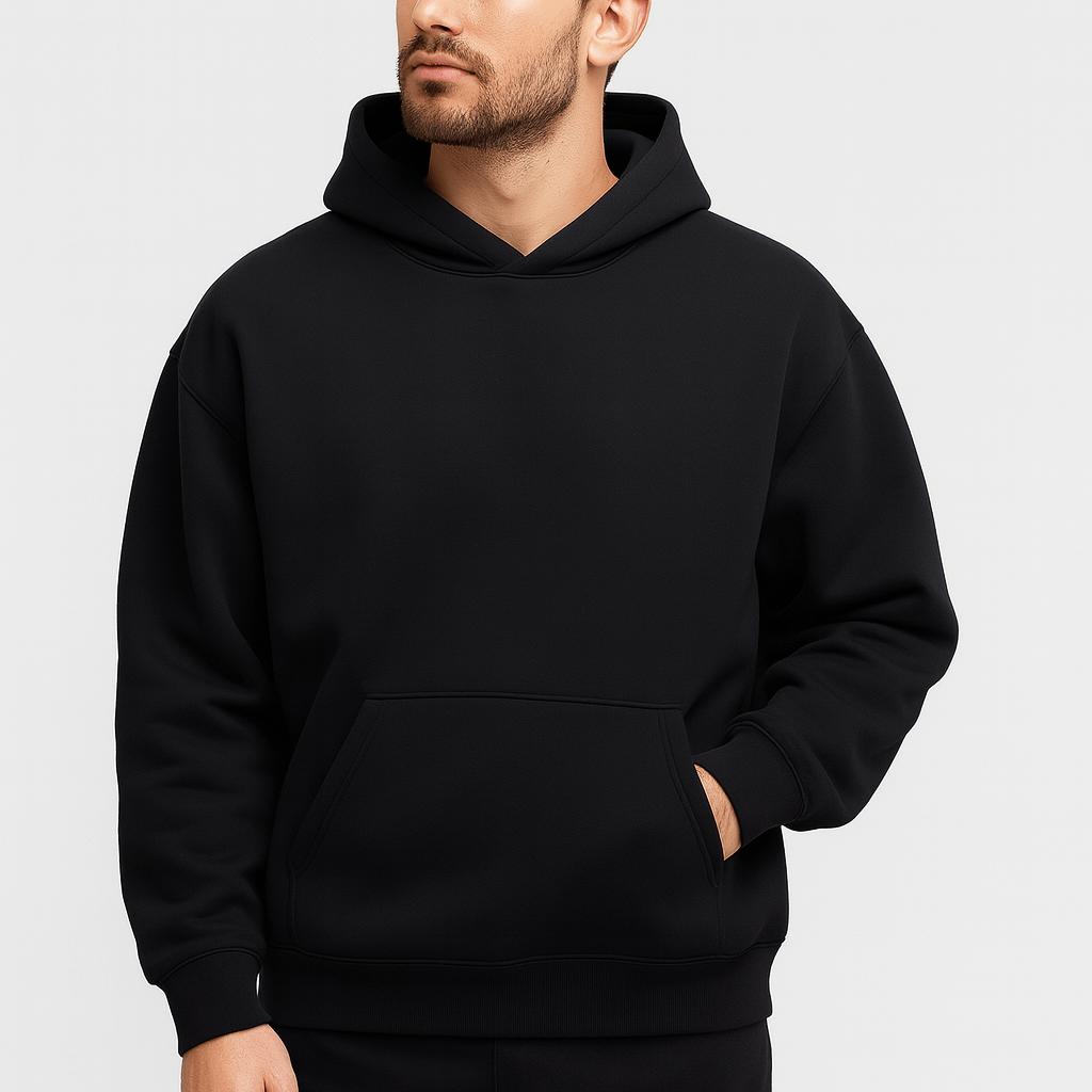 Solvsvanen | Sweat à capuche en tissu doux de style contemporain