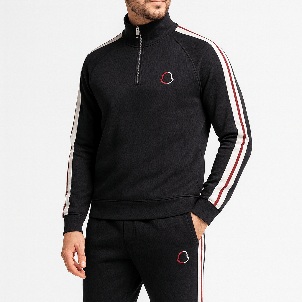 Solvsvanen | Survêtement ajusté en lycra à quart de zip