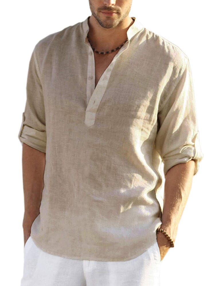 Chemise Homme Col Ouvert, Style Estival Décontracté pour les Vacances