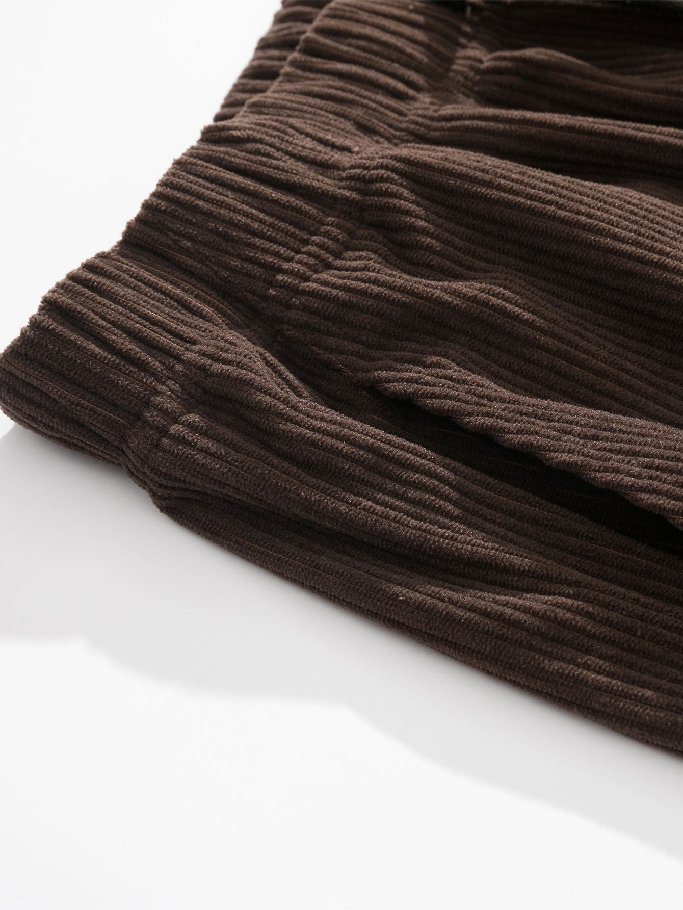 Pantalon de survêtement en velours côtelé avec cordon de serrage pour homme