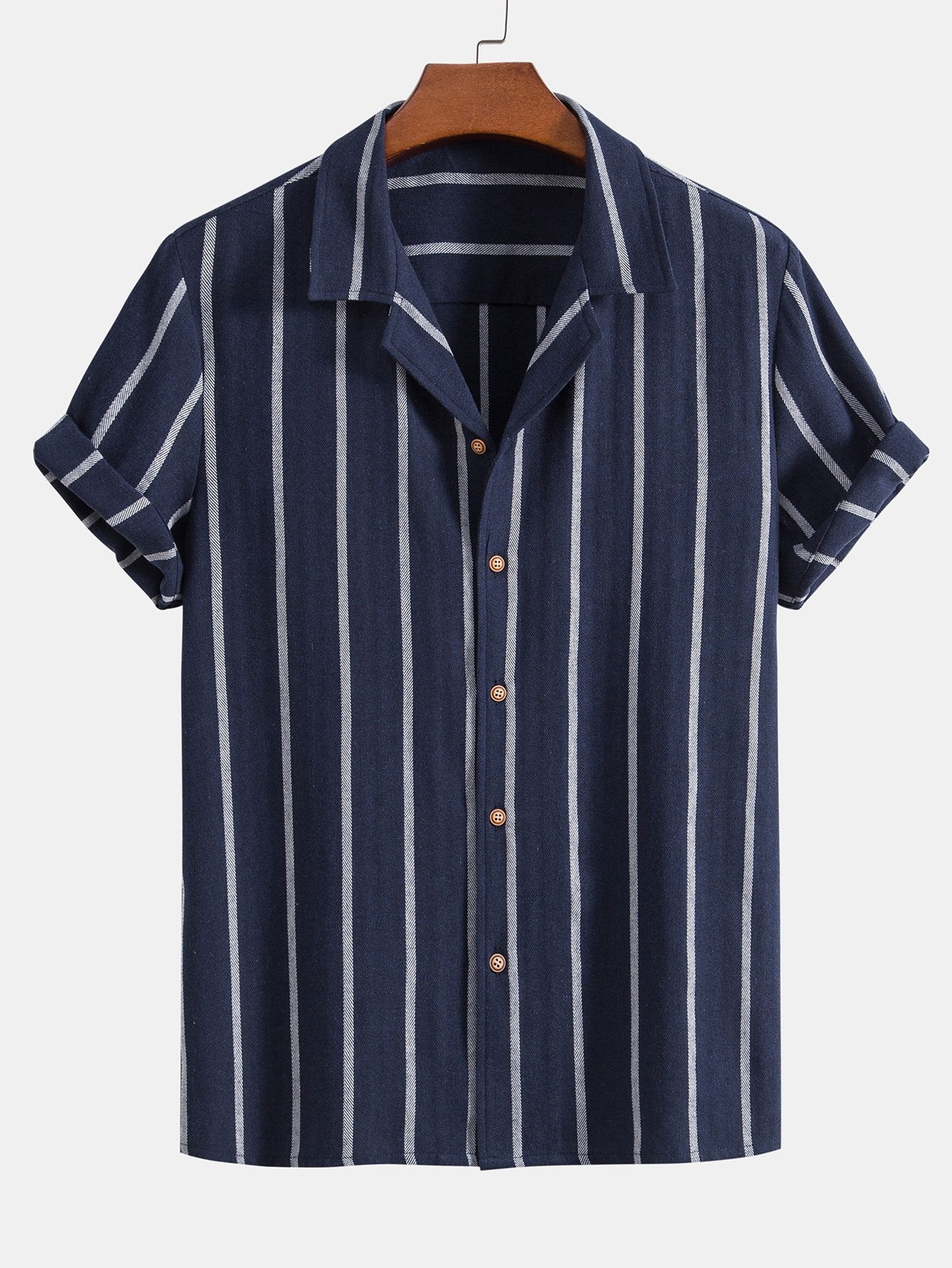 Ensemble à manches courtes pour homme – Tenue d'été légère en lin