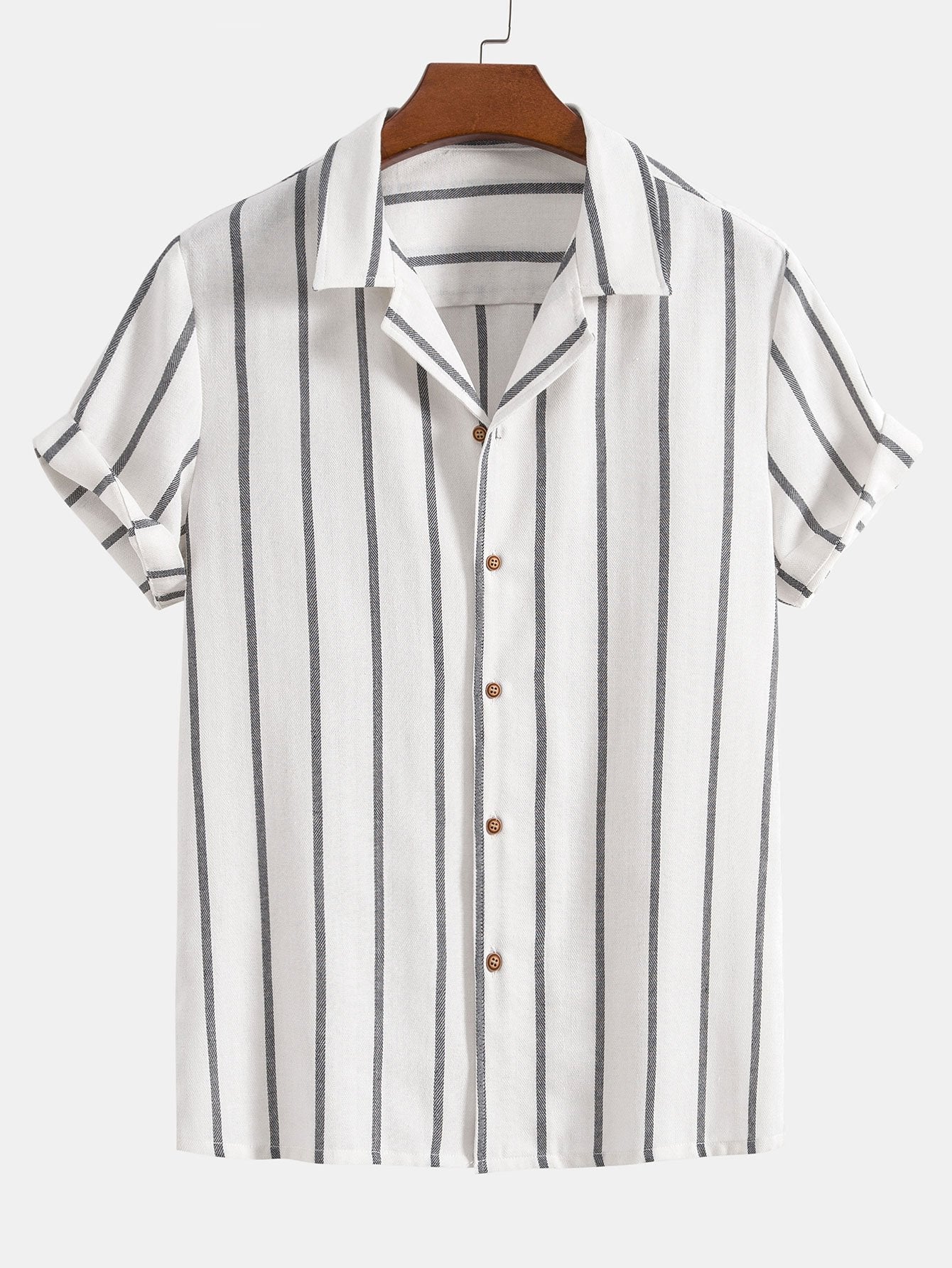 Ensemble à manches courtes pour homme – Tenue d'été légère en lin