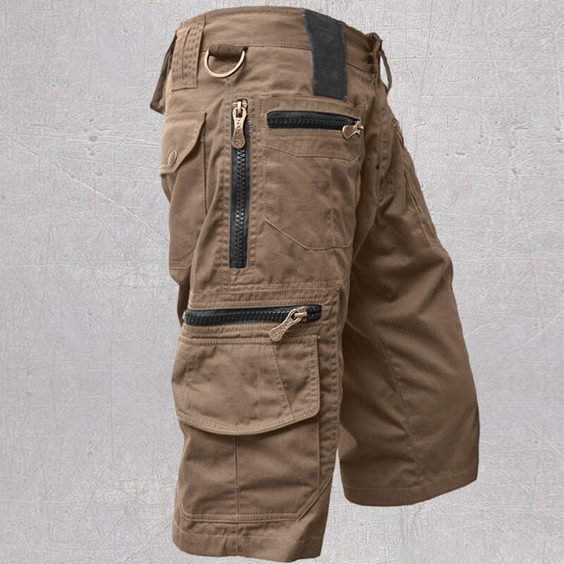 Short cargo coupe décontractée – Vêtements d'été utilitaires pour hommes