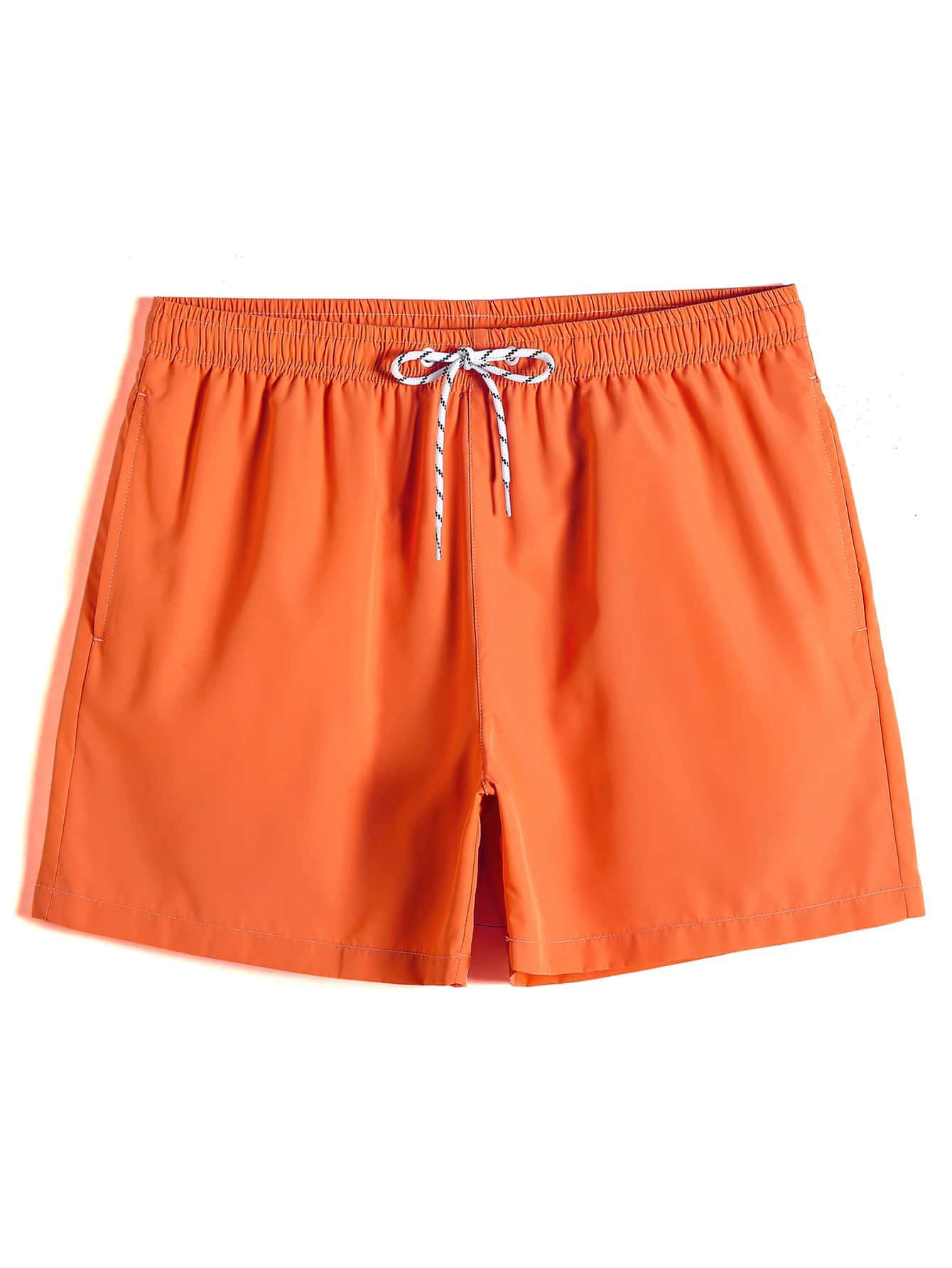 Short court décontracté de style plage avec cordon de serrage pour homme