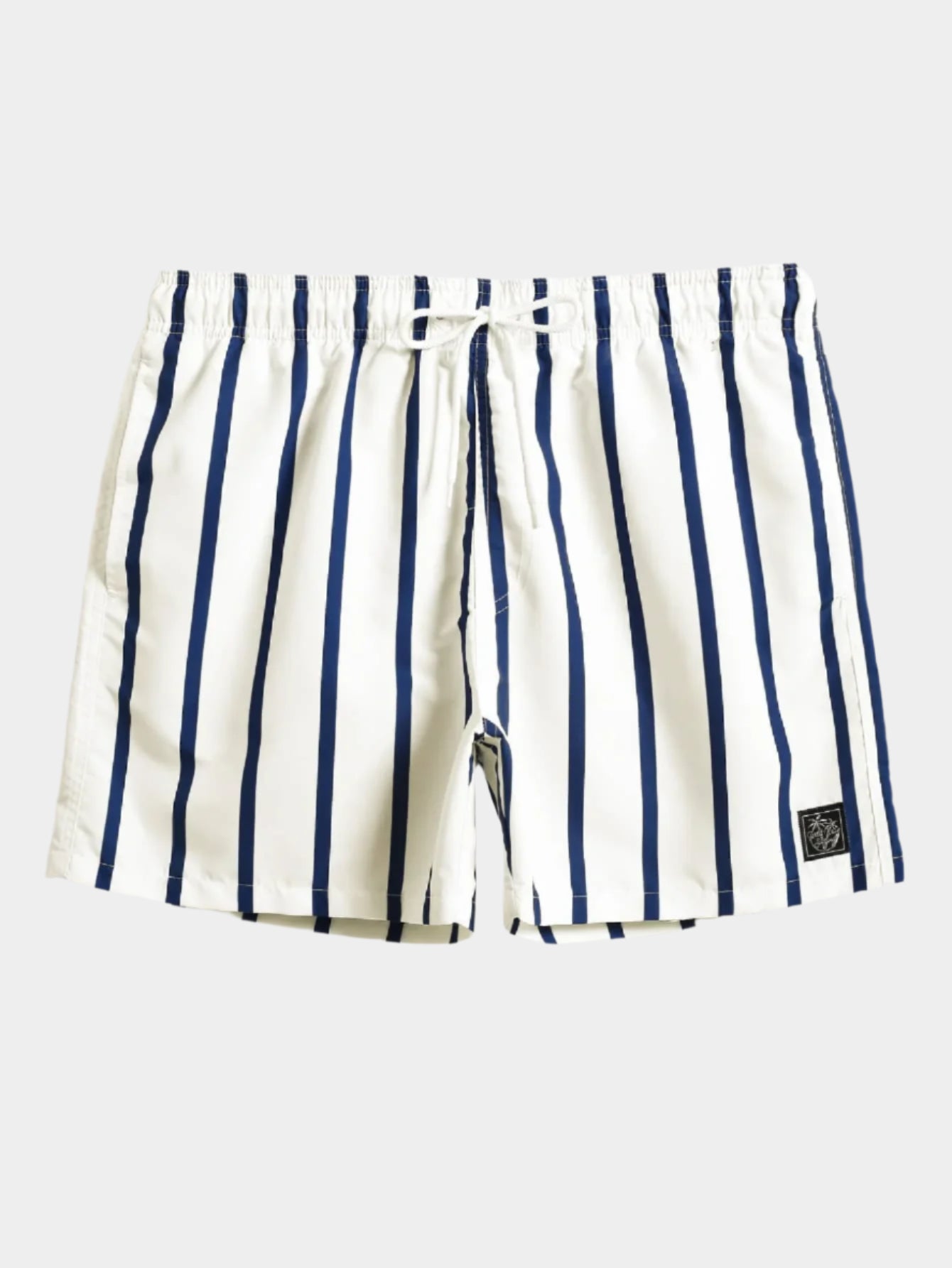 Short décontracté à rayures et taille élastique – Short à séchage rapide pour homme