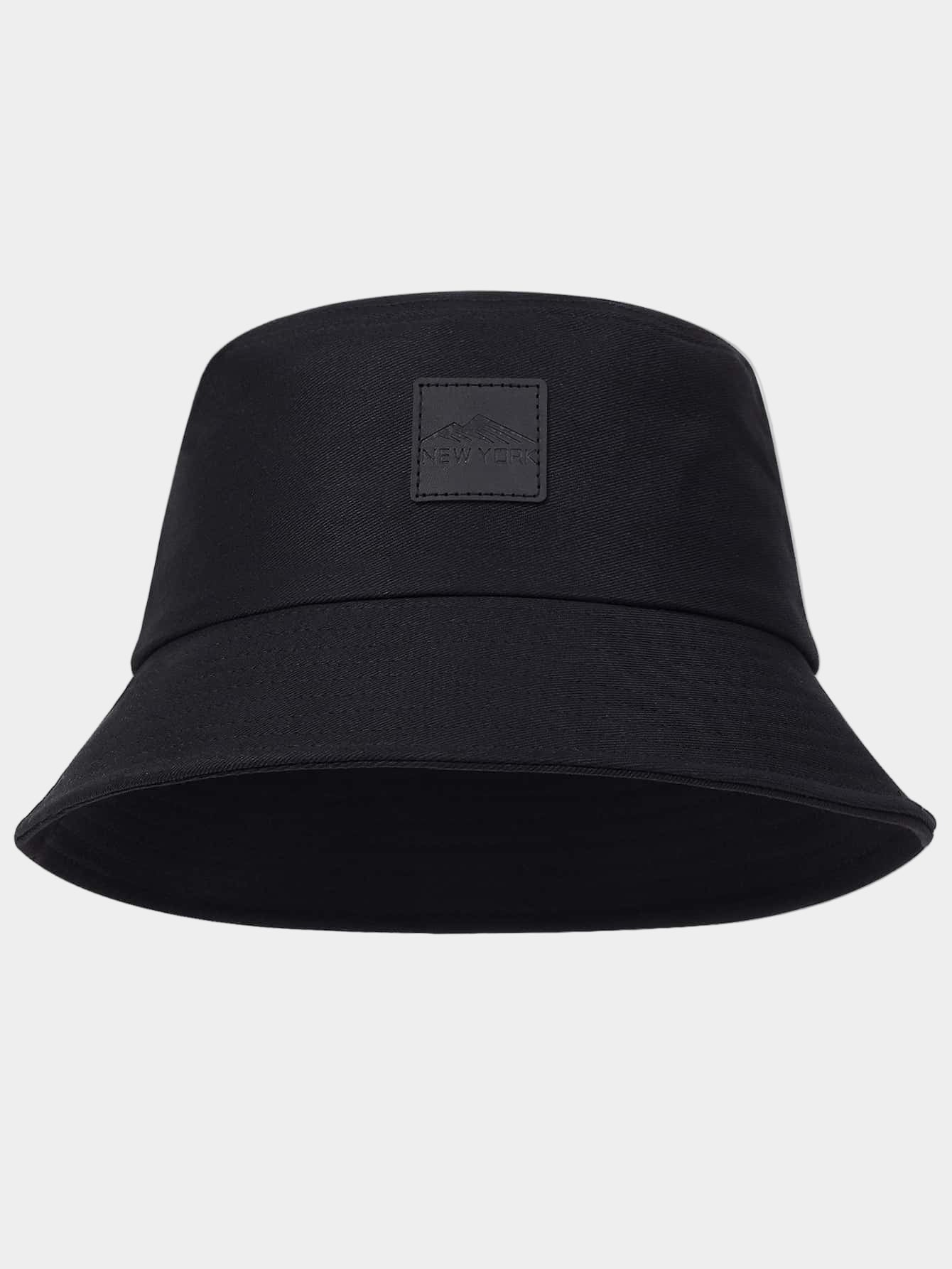 Chapeaux bobs en cuir synthétique avec protection solaire – Casquette d'extérieur