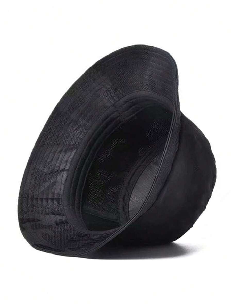 Chapeaux bobs camouflage noir avec protection solaire – Essentia pour homme