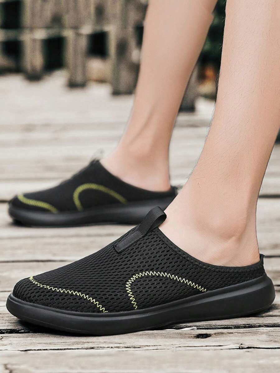 Sandales de pêcheur de plage fermées en maille respirante pour hommes