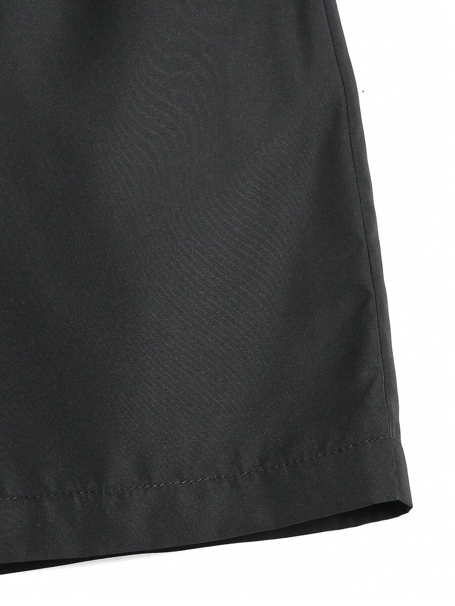 Short court décontracté de style plage avec cordon de serrage pour homme