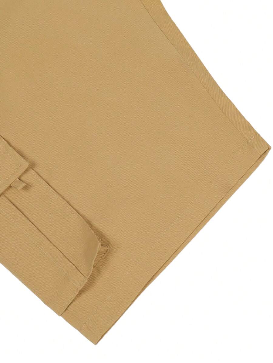 Shorts cargo pour hommes avec taille à cordon de serrage et poches latérales