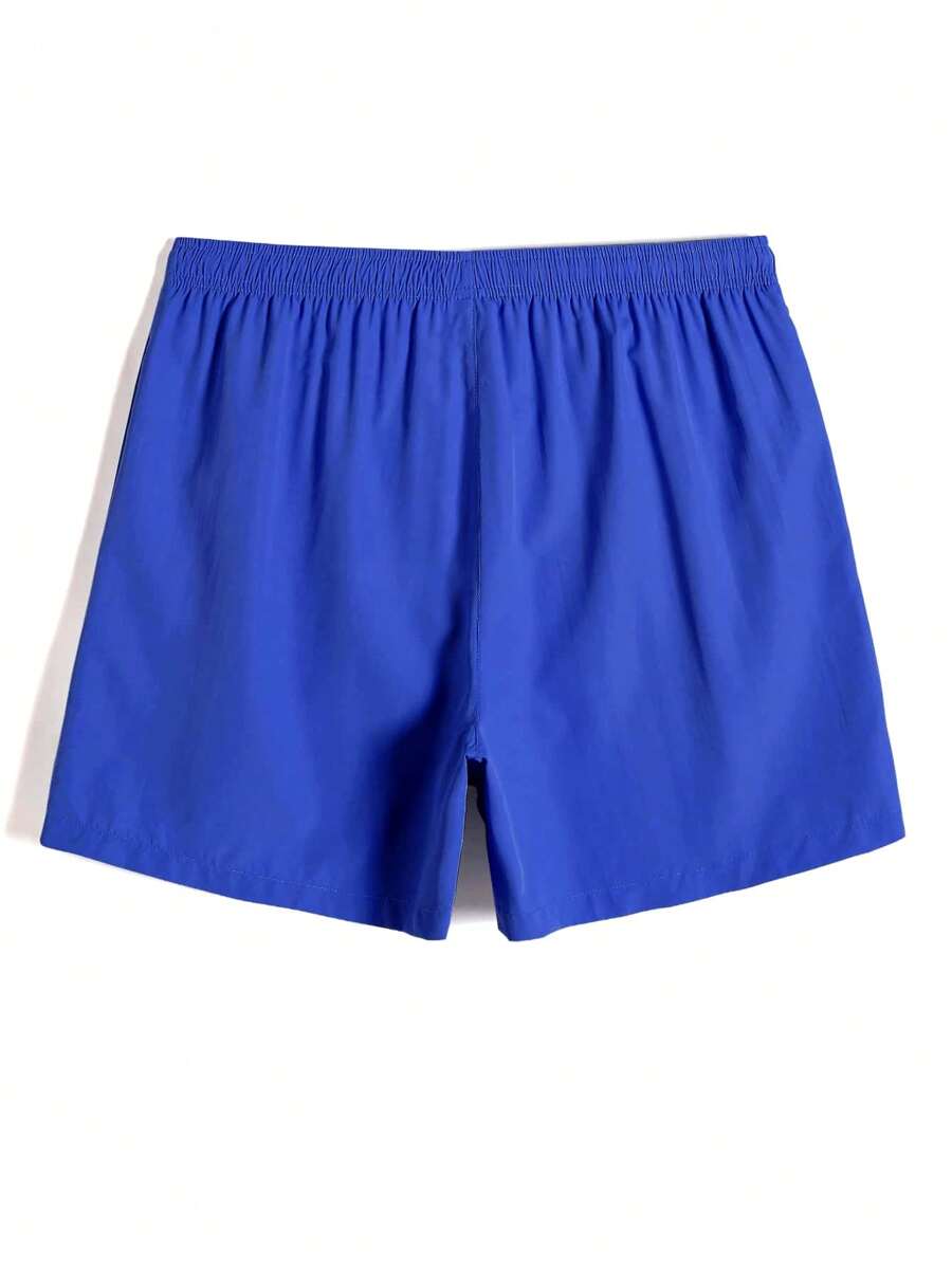 Short court décontracté de style plage avec cordon de serrage pour homme