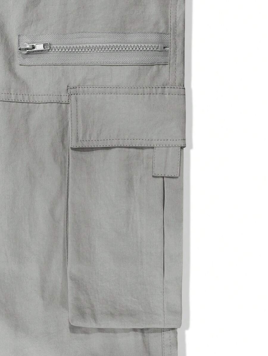 Pantalon cargo homme coupe ample avec poches rabat style décontracté