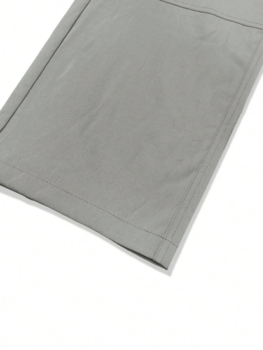 Pantalon cargo homme coupe ample avec poches rabat style décontracté
