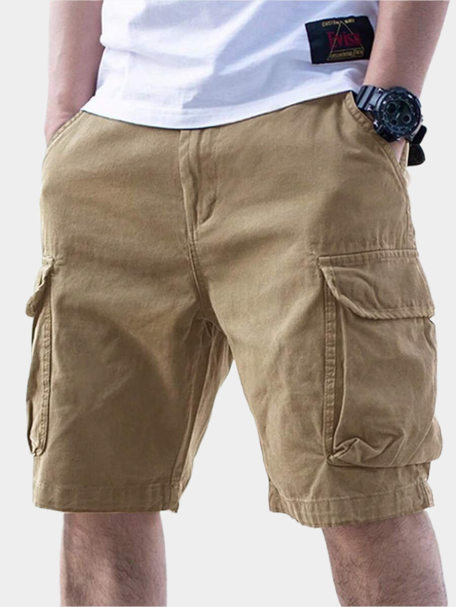 Short cargo ample avec poches latérales à rabat – Style extérieur pour homme
