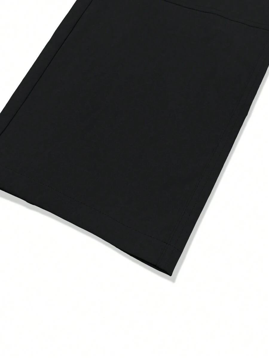 Pantalon cargo homme coupe ample avec poches rabat style décontracté