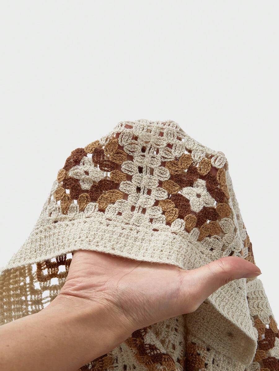Chemises au crochet tendance homme col cubain été style vintage