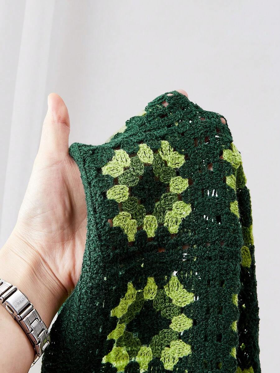 Chemises au crochet tendance homme col cubain été style vintage