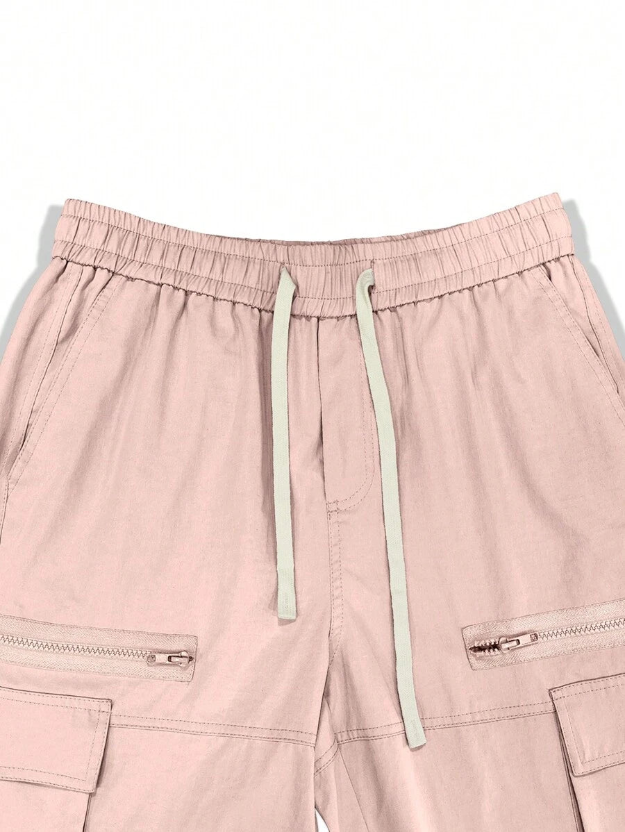 Pantalon cargo homme coupe ample avec poches rabat style décontracté
