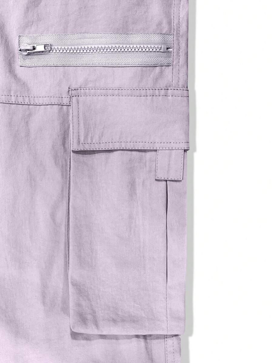 Pantalon cargo homme coupe ample avec poches rabat style décontracté