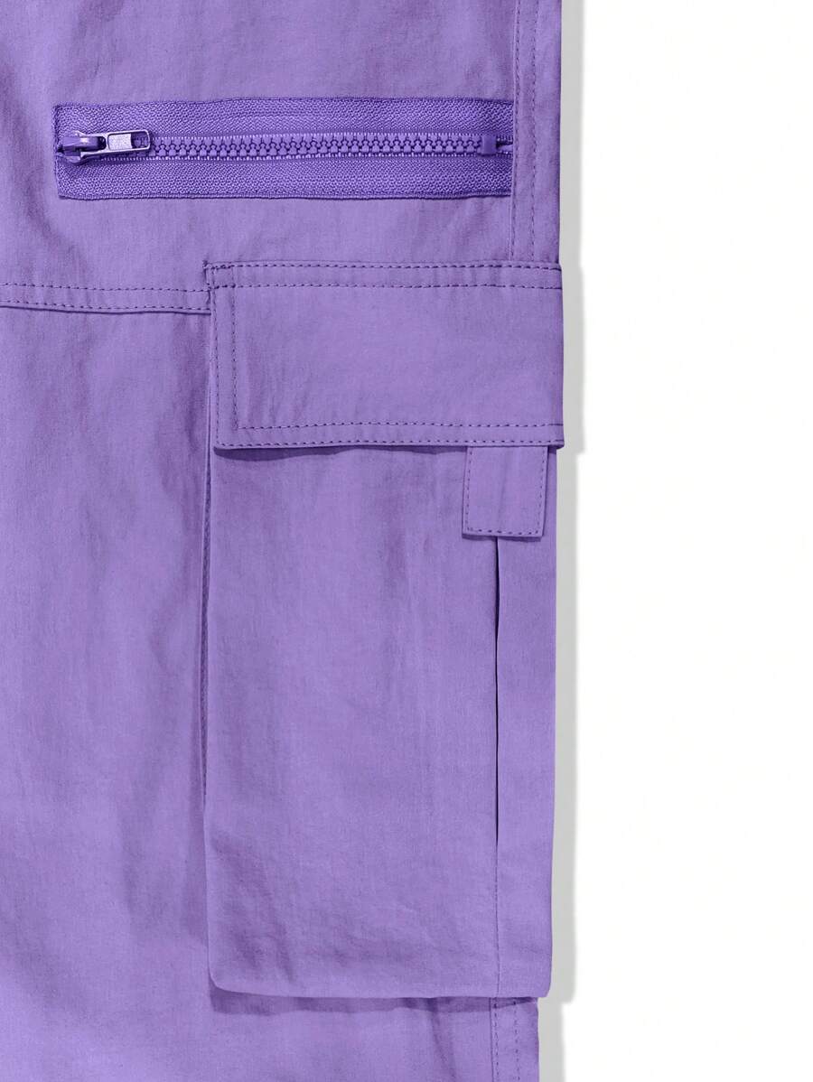 Pantalon cargo homme coupe ample avec poches rabat style décontracté