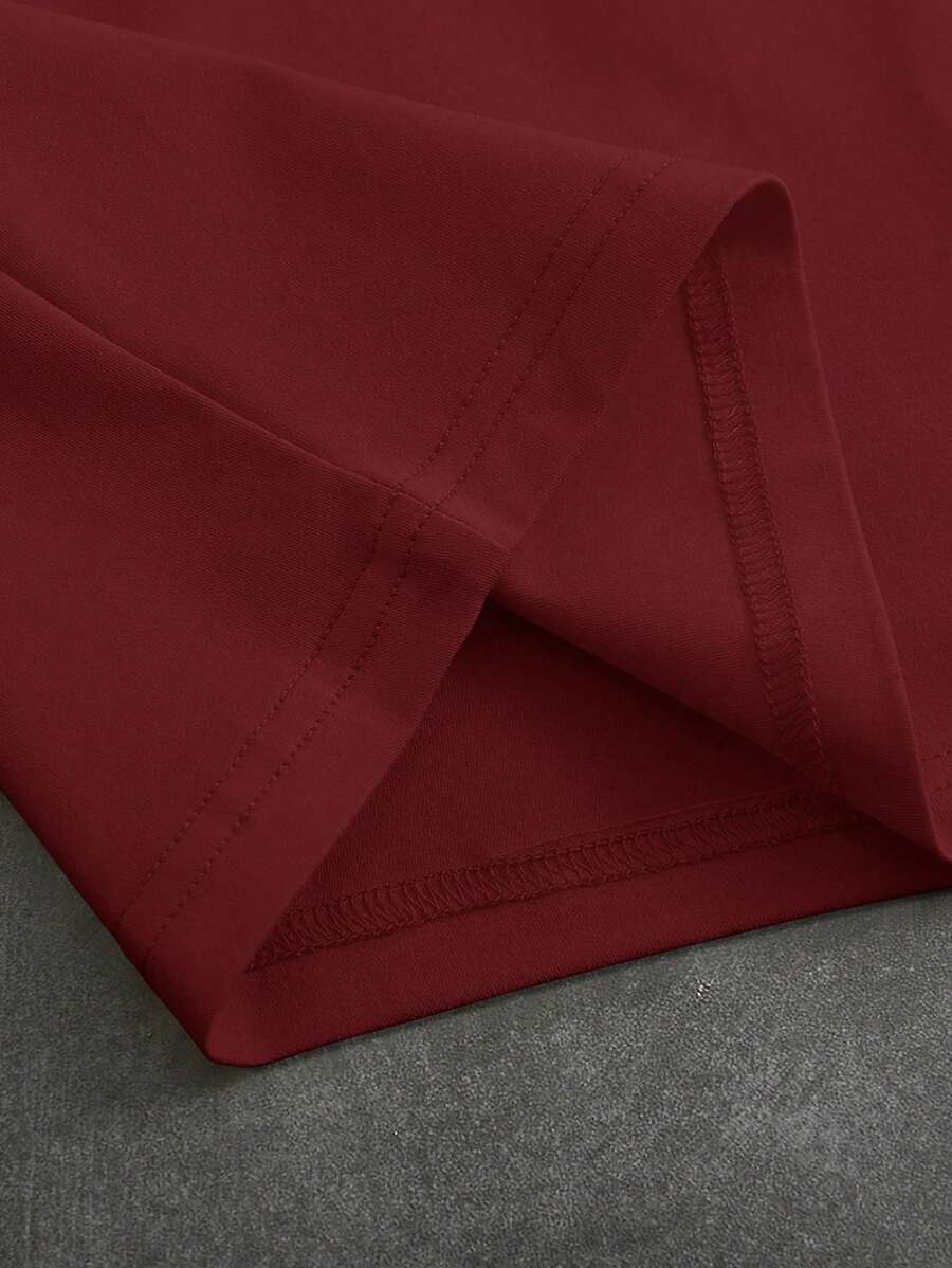 Polo à manches courtes imprimé numérique pour homme, style sport décontracté