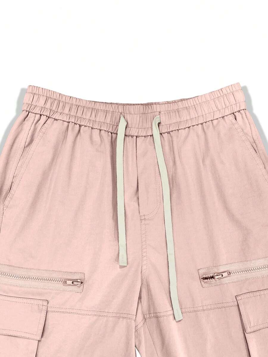 Pantalon cargo homme coupe ample avec poches rabat style décontracté