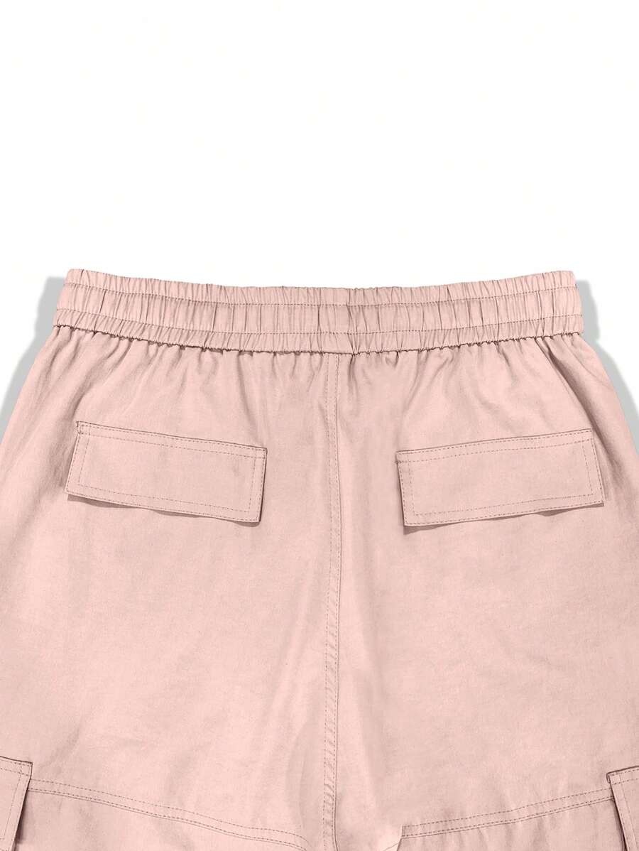 Pantalon cargo homme coupe ample avec poches rabat style décontracté