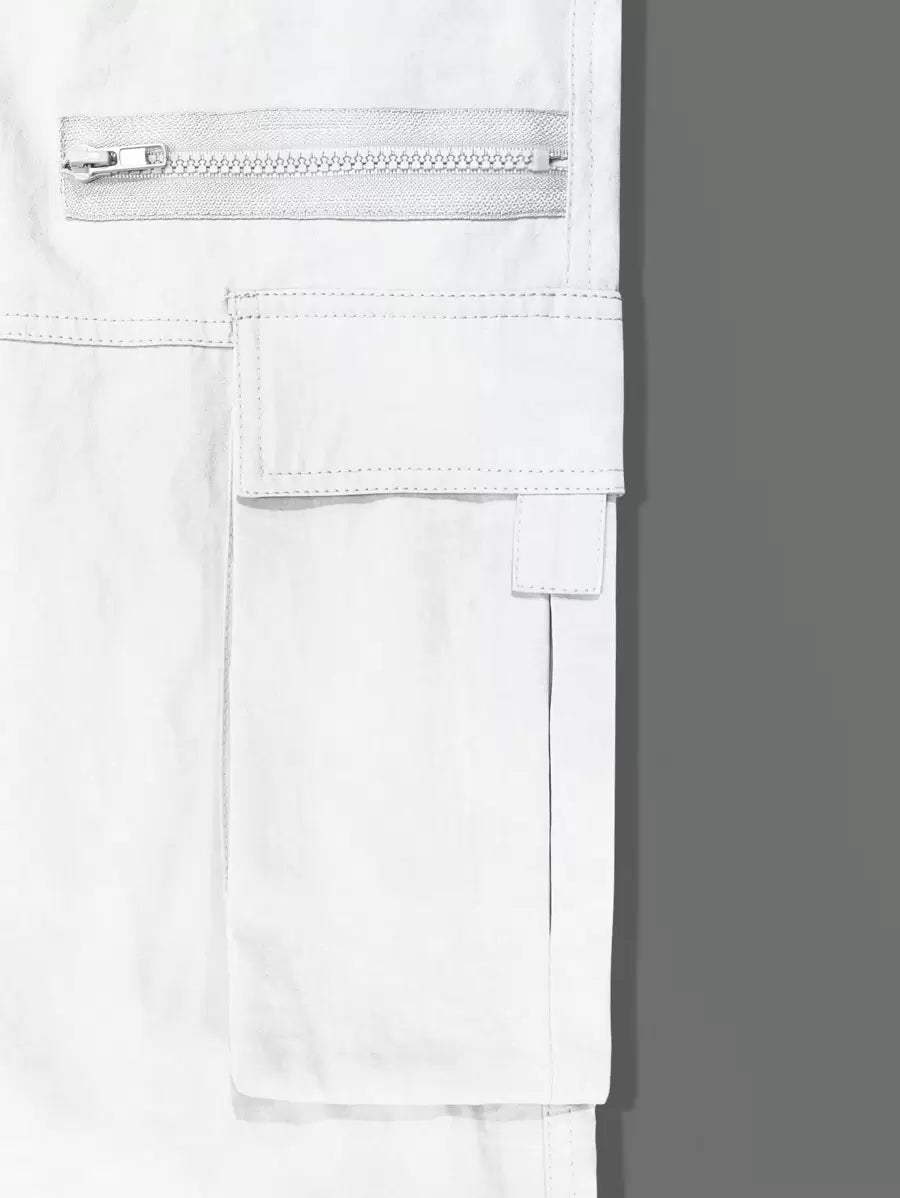 Pantalon cargo homme coupe ample avec poches rabat style décontracté
