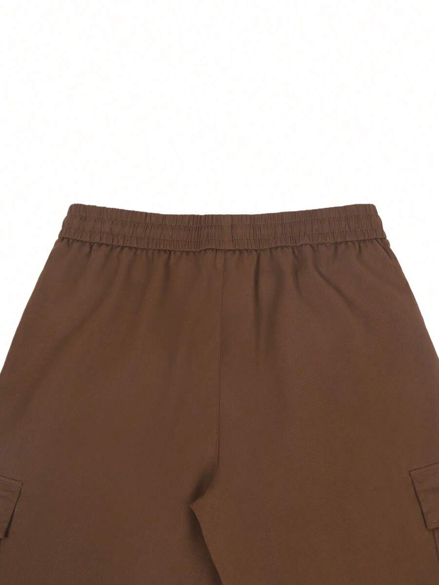 Short cargo décontracté à cordon de serrage pour homme – Utilitaire multi-poches