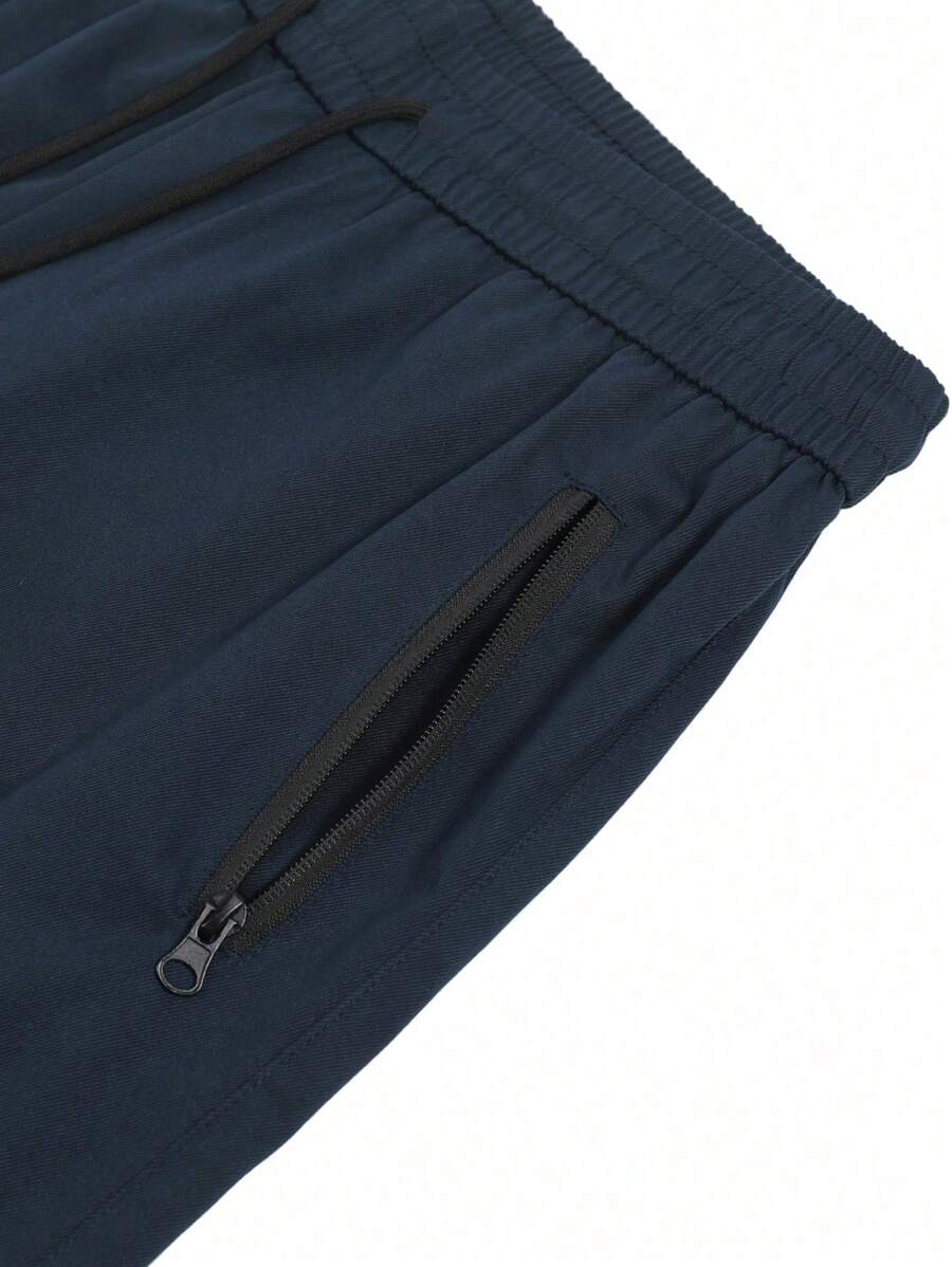 Short cargo décontracté à cordon de serrage pour homme – Utilitaire multi-poches