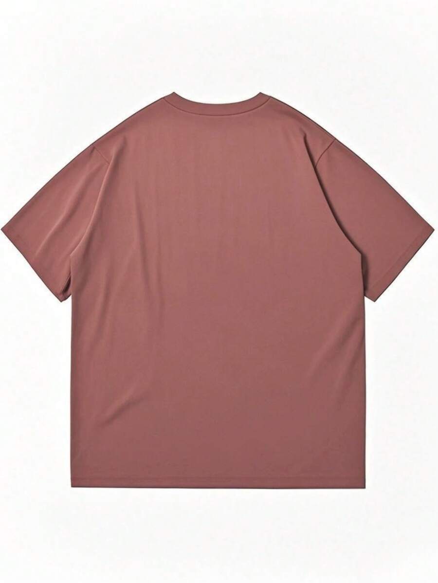 Chemise à col rond imprimée rayures style casual moderne été