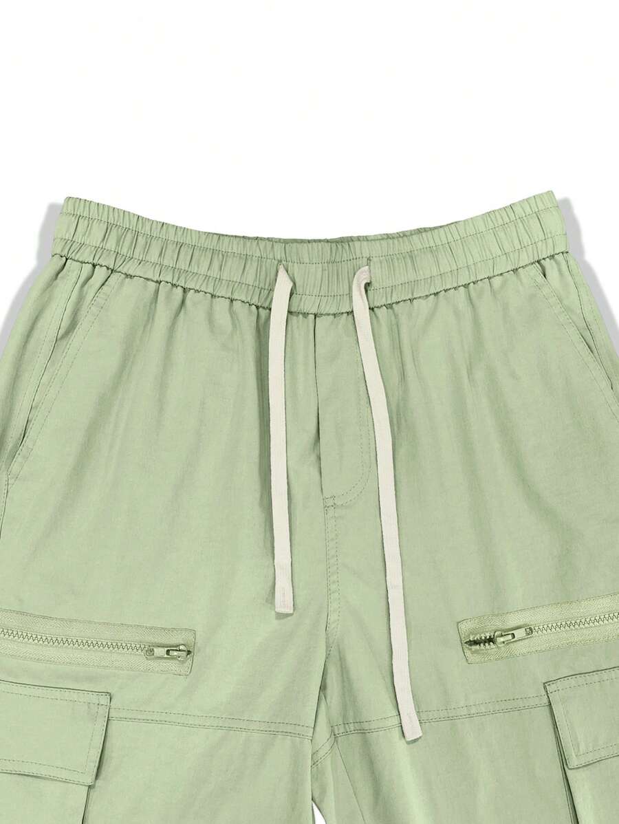 Pantalon cargo homme coupe ample avec poches rabat style décontracté