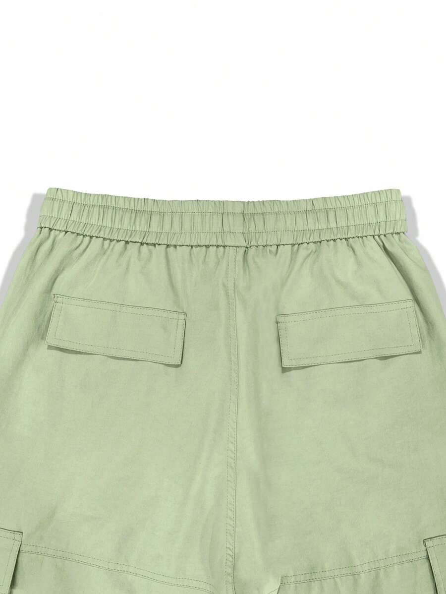 Pantalon cargo homme coupe ample avec poches rabat style décontracté