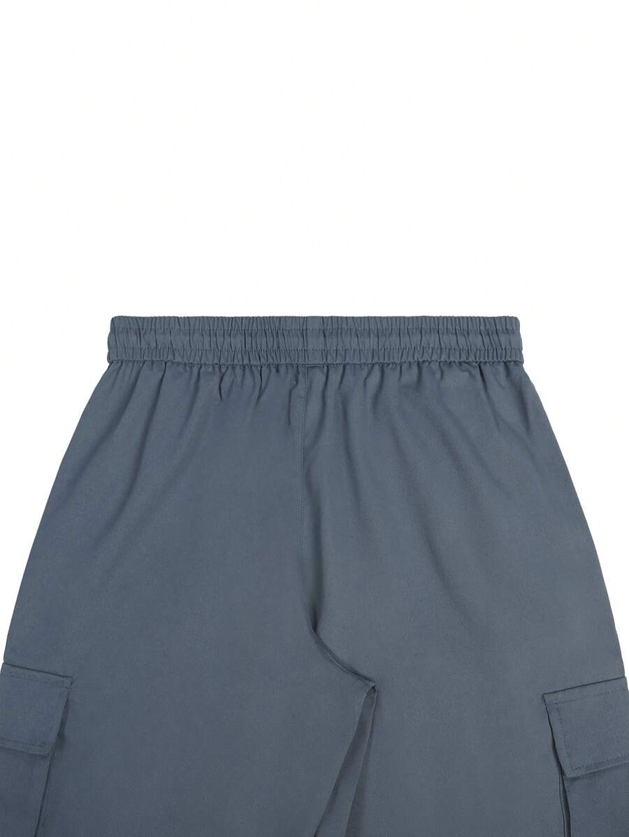 Short cargo décontracté à cordon de serrage pour homme – Utilitaire multi-poches