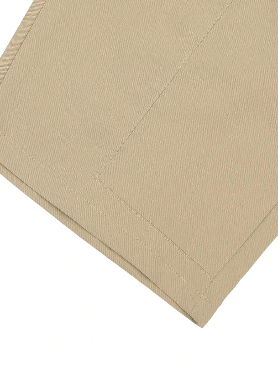 Shorts cargo pour hommes avec taille à cordon de serrage et poches latérales