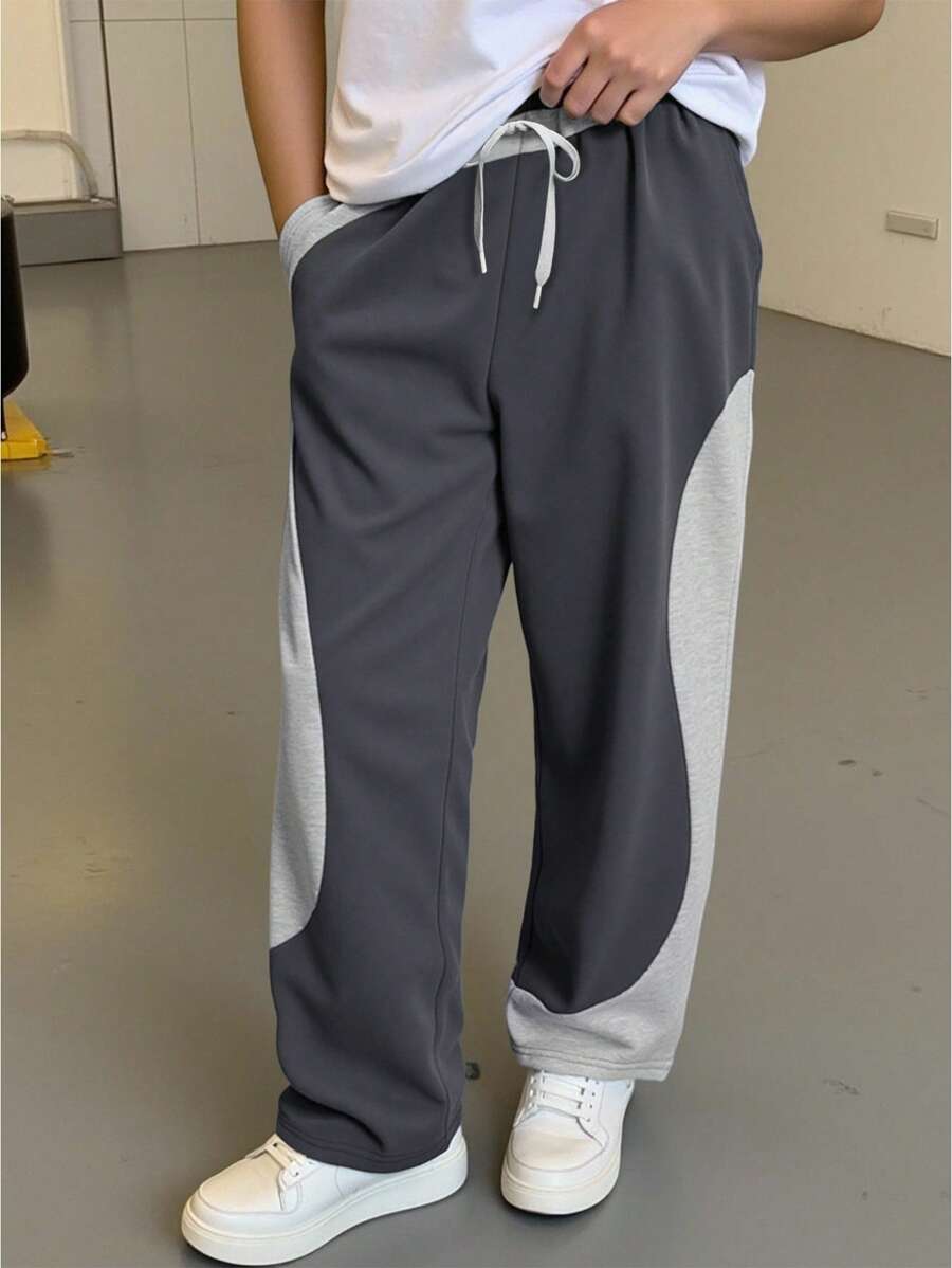 Pantalon de survêtement large avec cordon de serrage – Streetwear homme