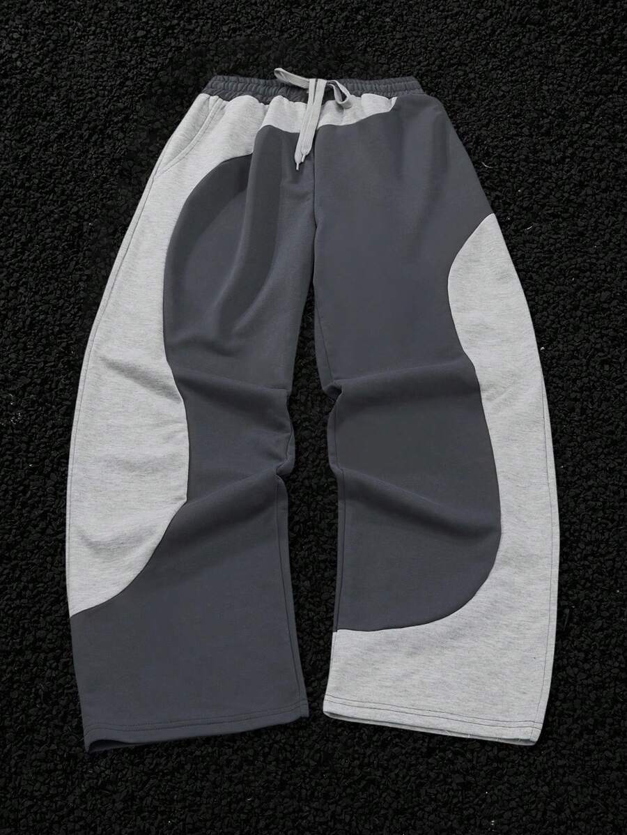 Pantalon de survêtement large avec cordon de serrage – Streetwear homme